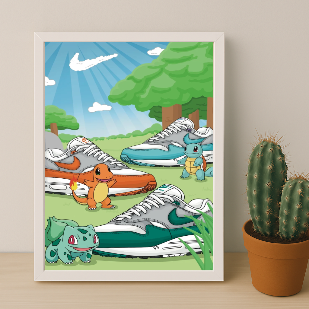 Poster Nike Sneakers x Pokémon