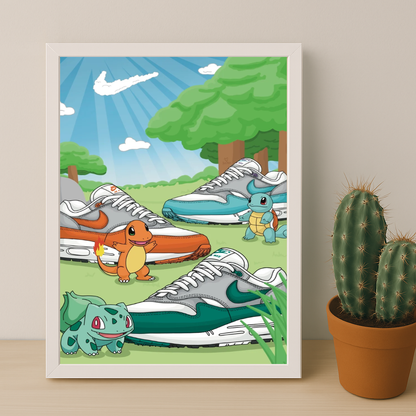 Poster Nike Sneakers x Pokémon