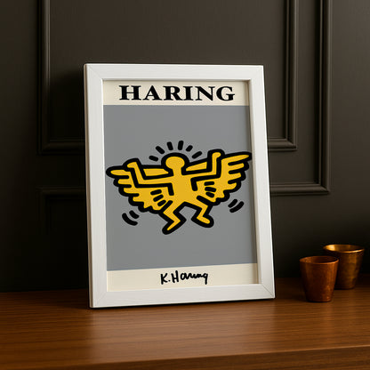 Cadre photo Keith Haring Angel