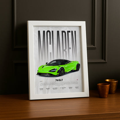 Cadre photo McLaren 765 LT