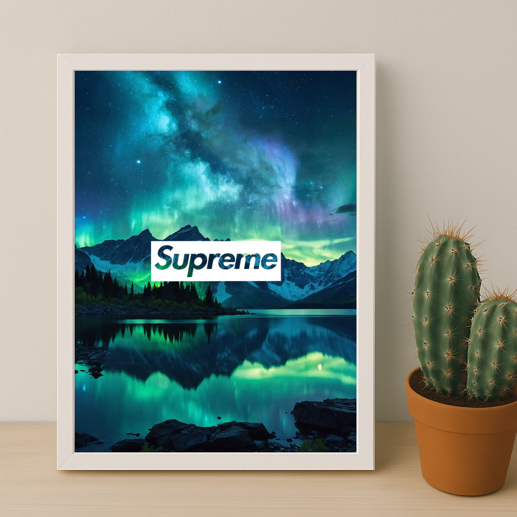 Poster Supreme - Aurore Boréale