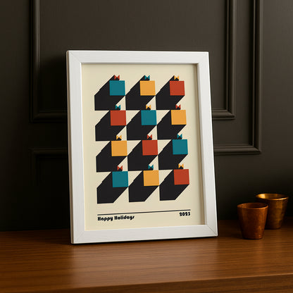 Cadre photo Bauhaus Happy Holidays 2023