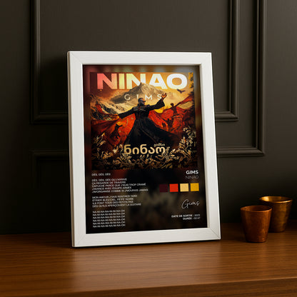 Cadre photo Titre Musicaux - Ninao de Gims