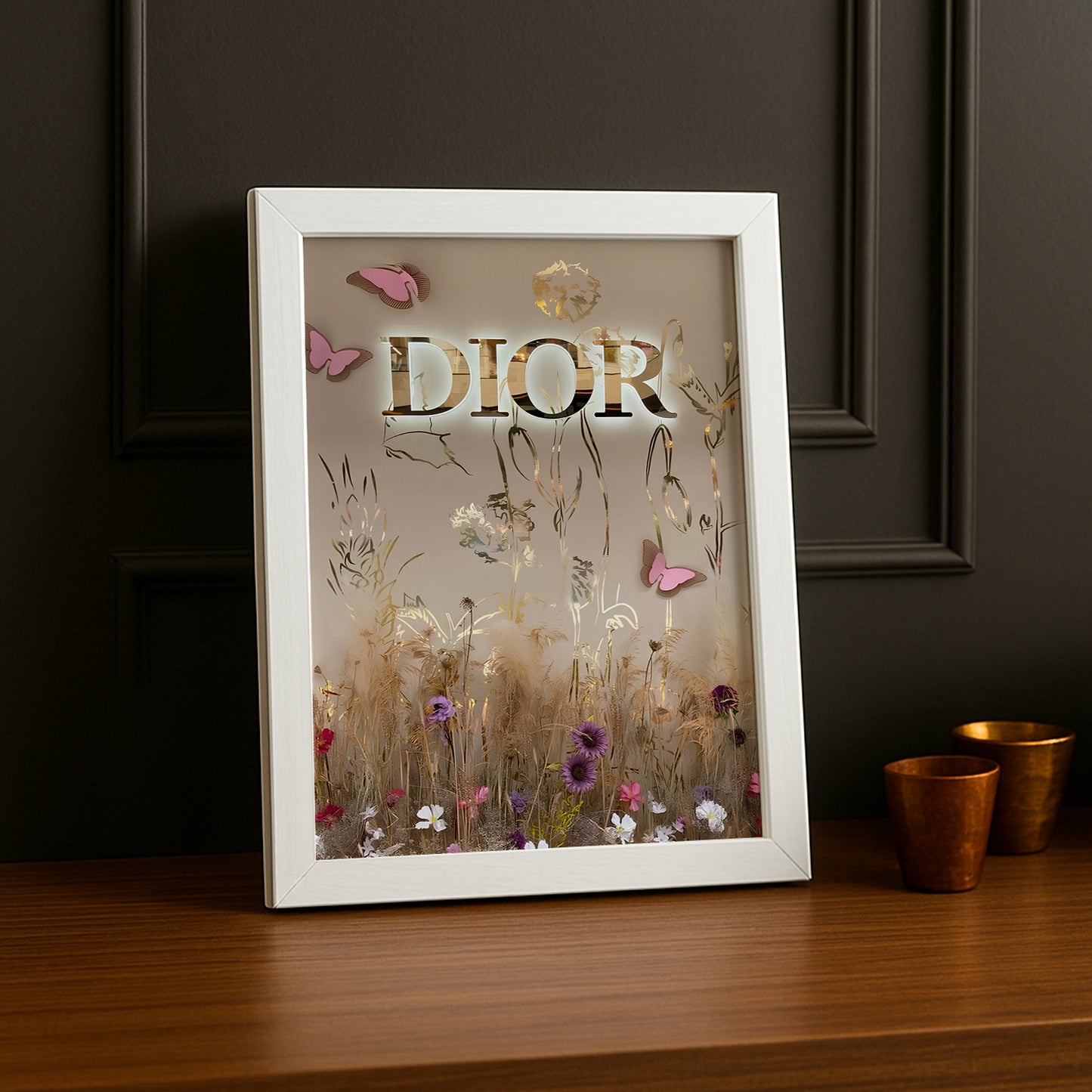 Cadre photo Dior Logo