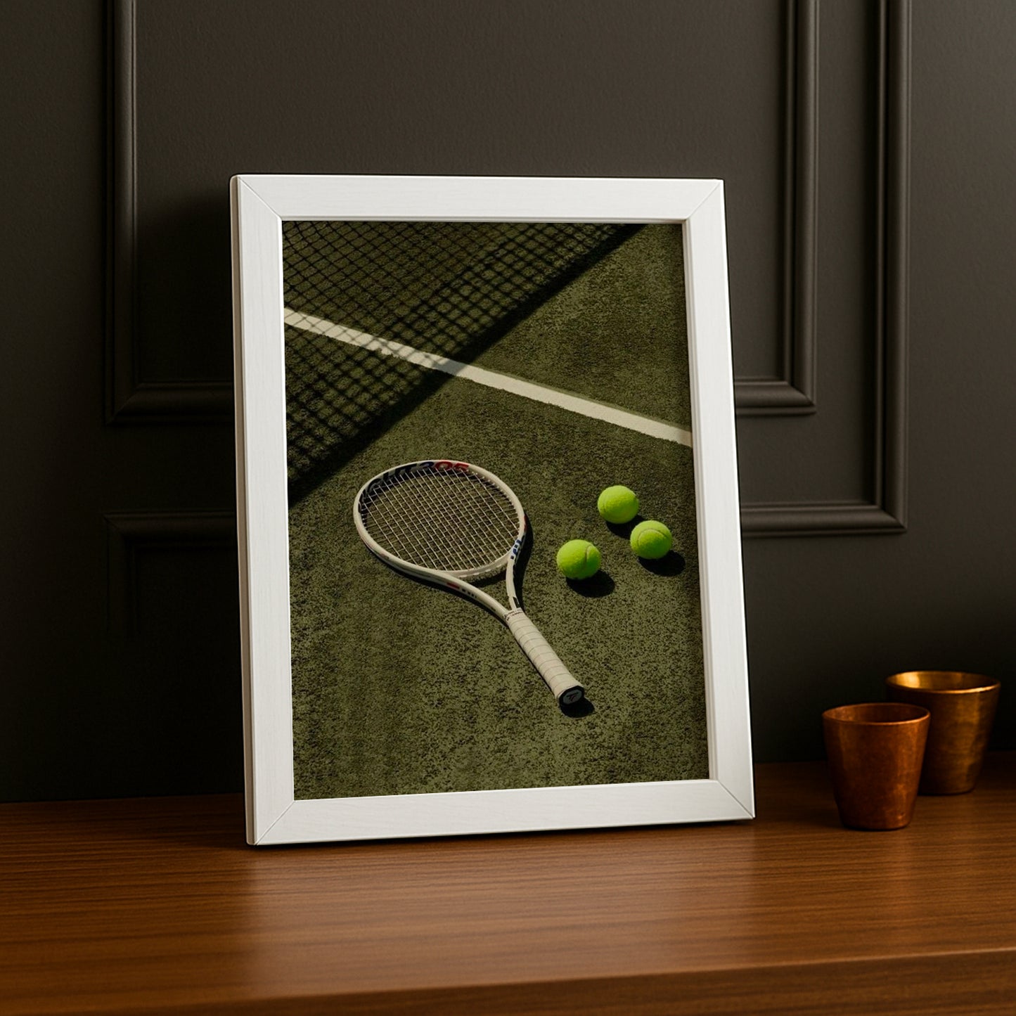 Poster Photo Tennis - Terrain sur herbe