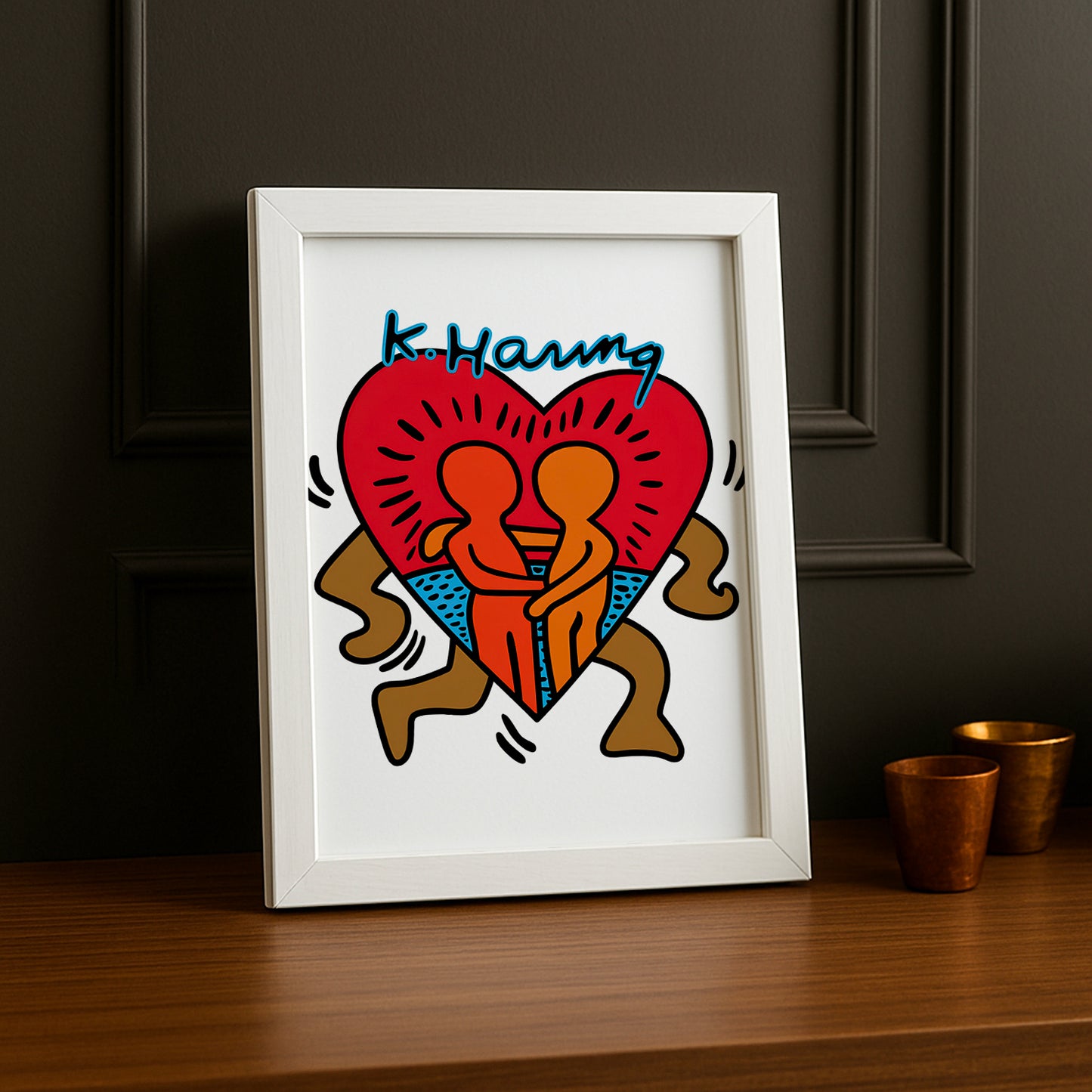 Cadre photo Keith Haring