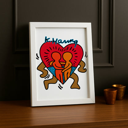 Cadre photo Keith Haring