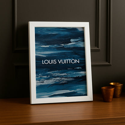 Cadre photo Louis Vuitton - Aesthetic Blue