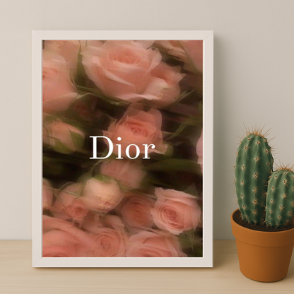 Cadre photo Dior Roses
