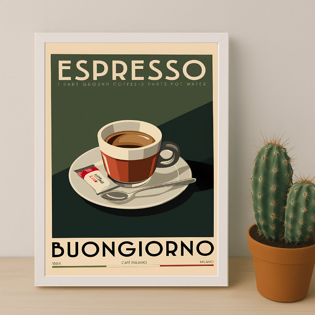Cadre photo Coffee Lover - Buongiorno Espresso Italia