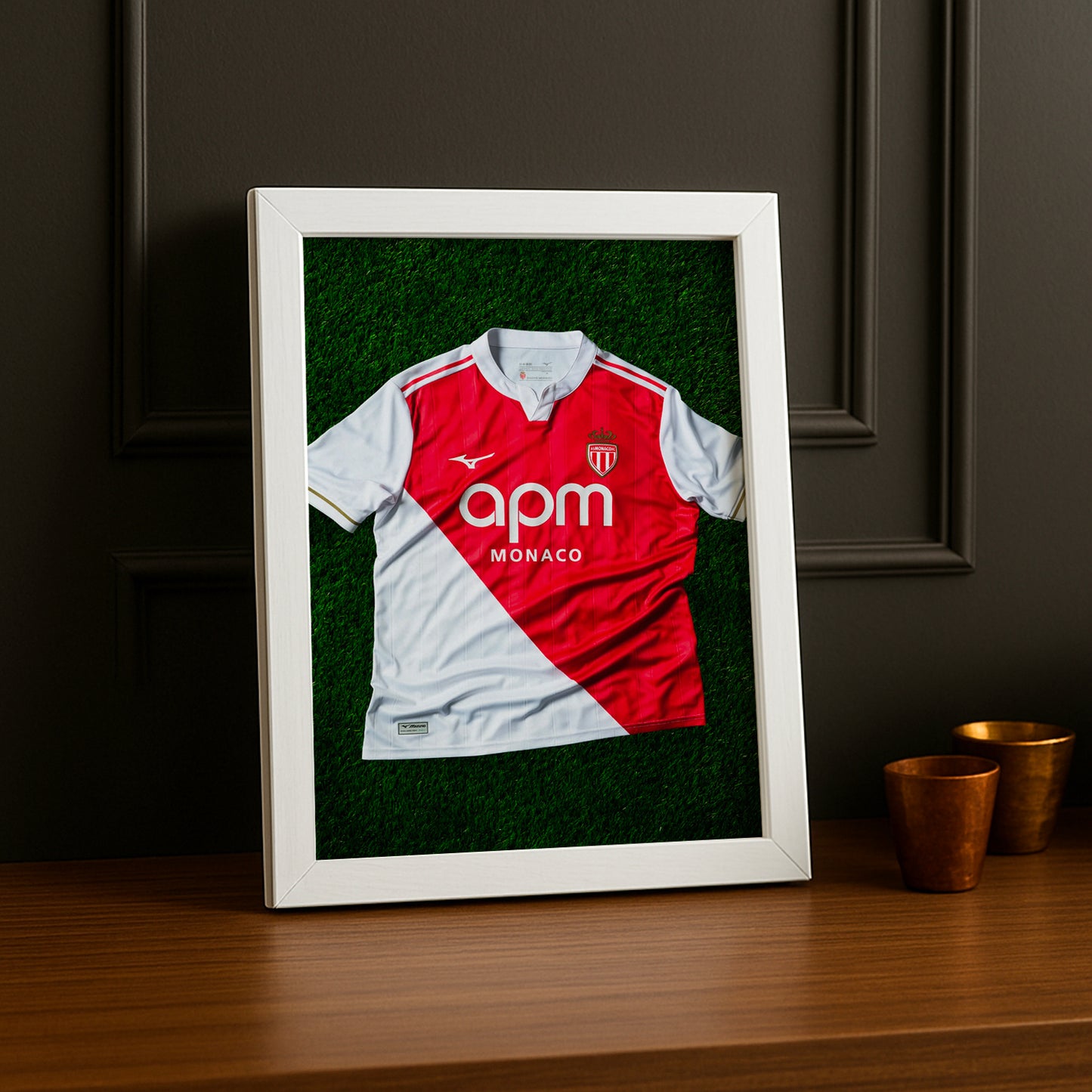 Cadre photo - Maillot AS Monaco 2026