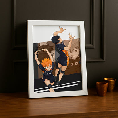 Cadre photo Volley-Ball - Haikyu Karasuno Duo
