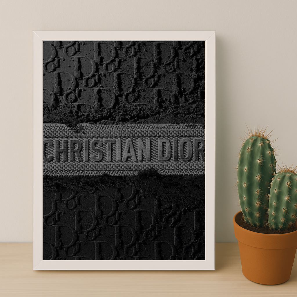 Cadre photo Christian Dior Black