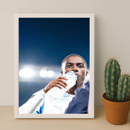 Poster encadrée Olympique de Marseille