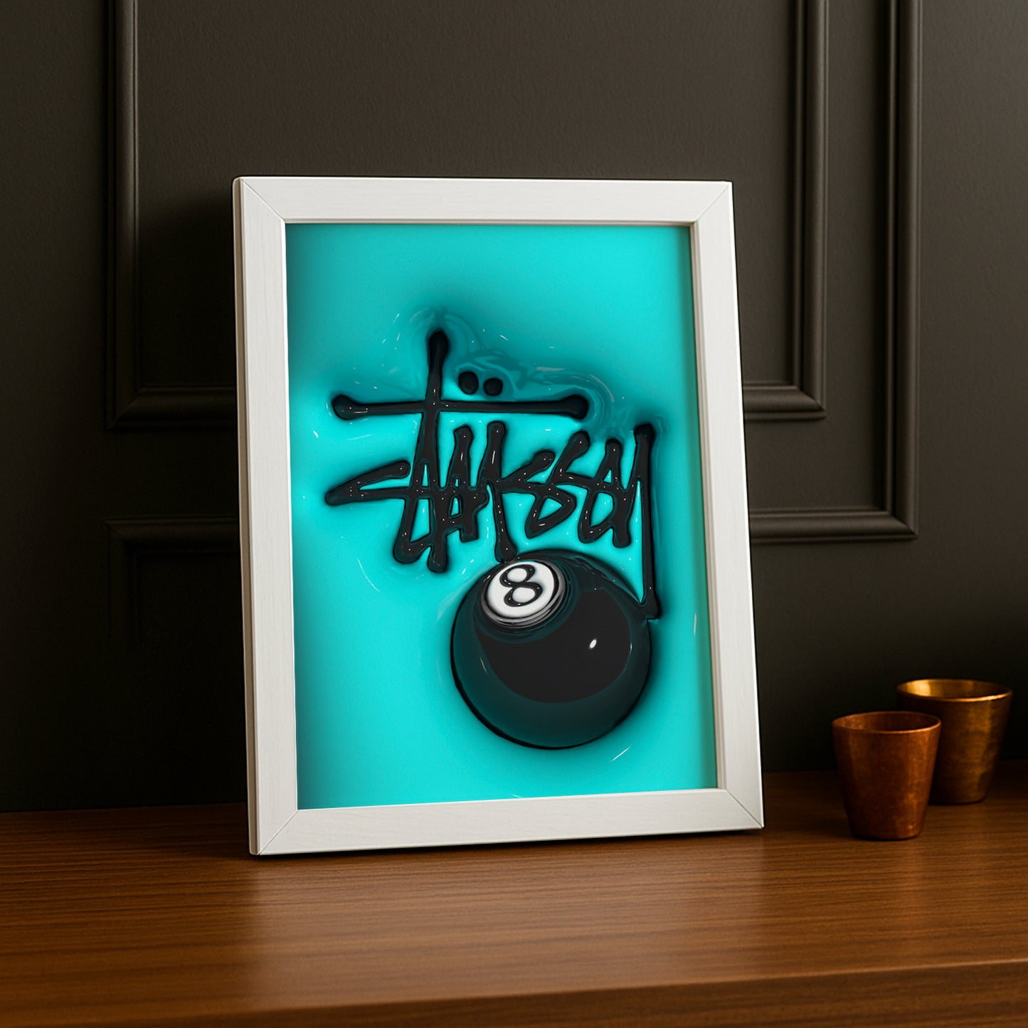 Cadre photo Stüssy - 3D Blue