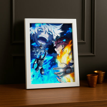 Cadre Photo My Hero Academia - Clash of Fire and Ice