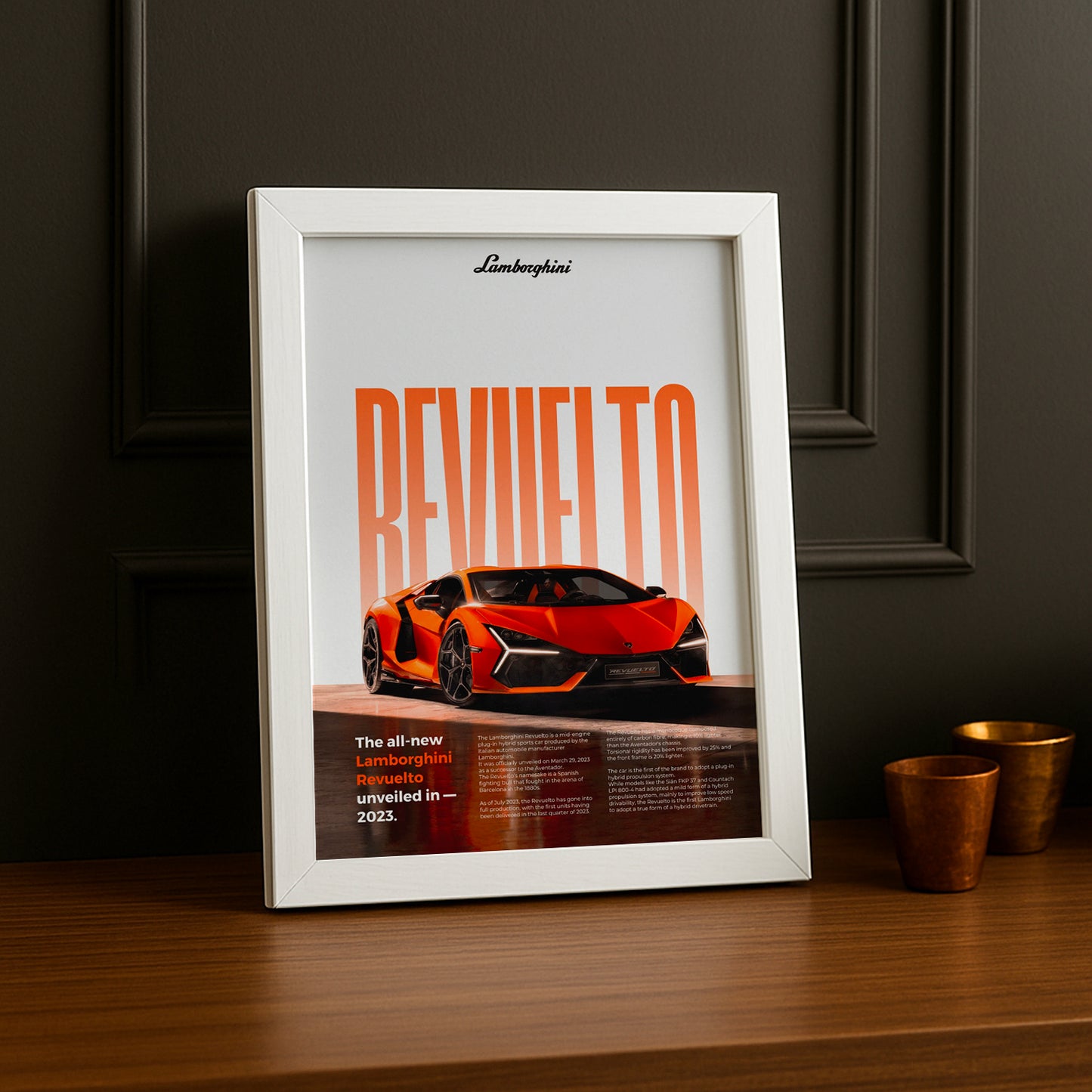 Poster Voitures - Lamborghini Revuelto