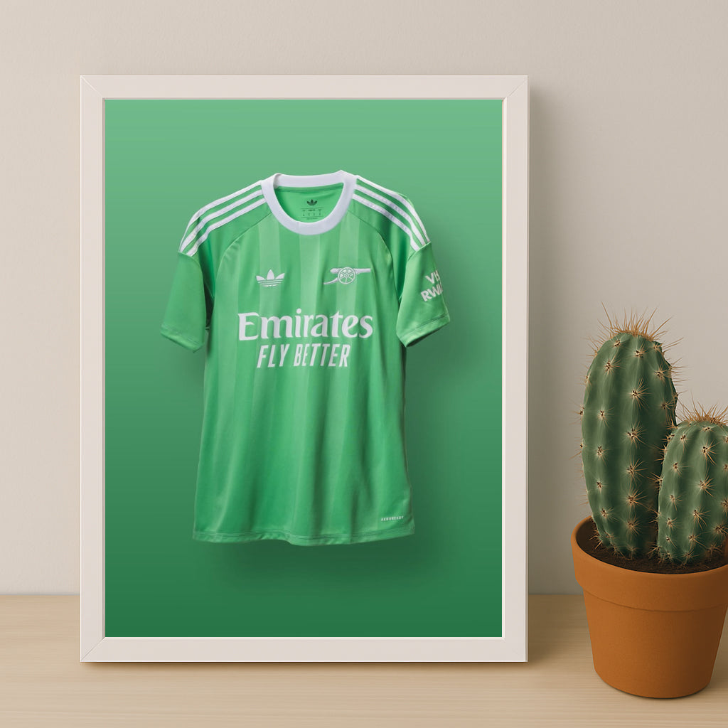 Cadre photo - Maillot vert Arsenal 25-26