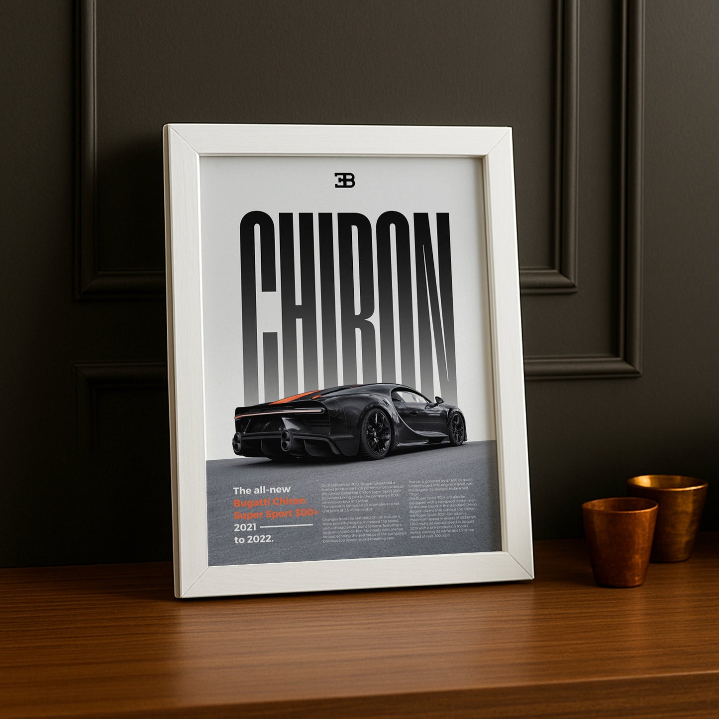 Poster Voitures - Bugatti Chiron Super Sport