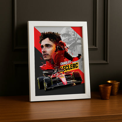 Cadre photo Charles Leclerc Formula 1
