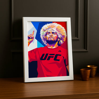 Cadre photo UFC - Illustration de Khabib Nurmagomedov