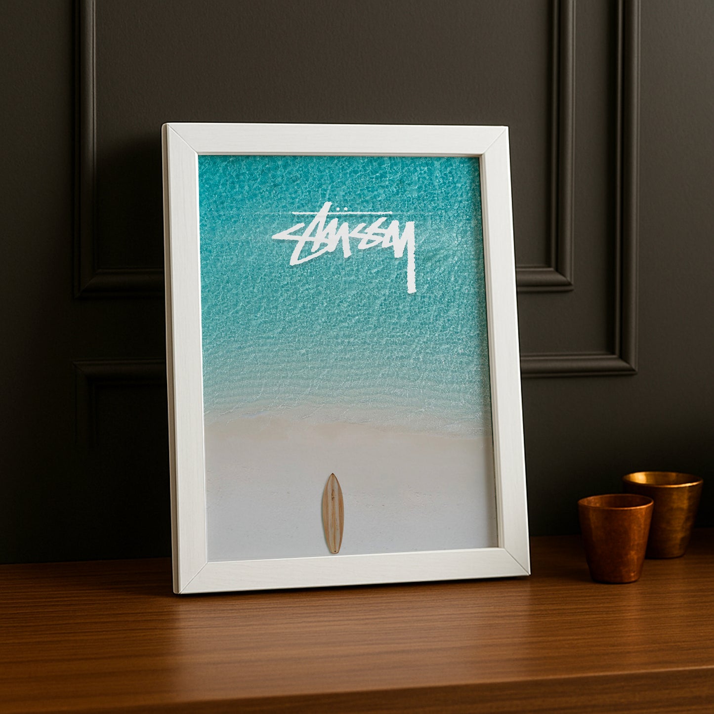Cadre photo Stüssy - Light Blue Ocean