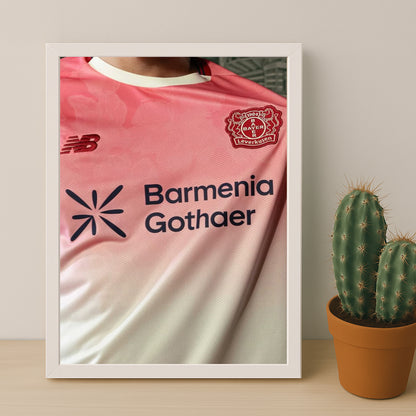 Poster Maillot Football - Bayer Leverkusen Kit 25-26