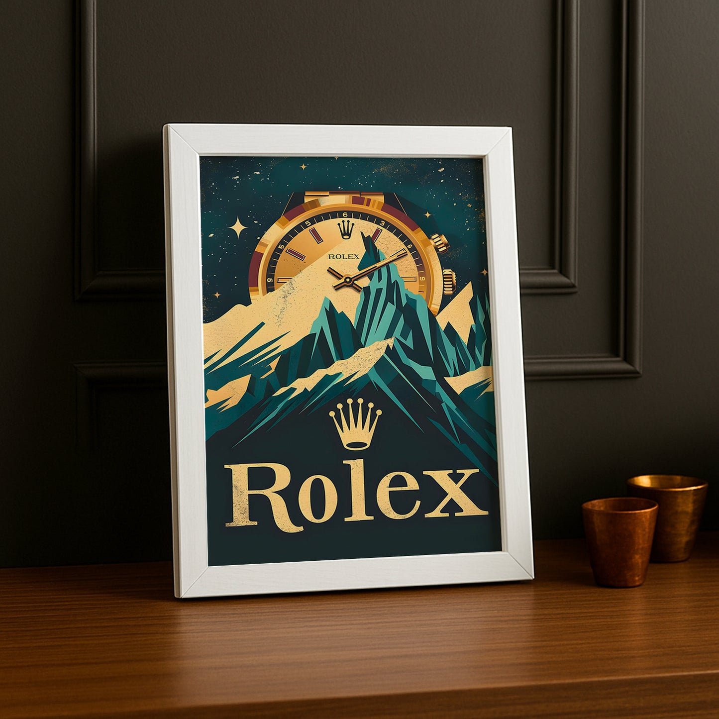 Cadre photo Rolex illustration