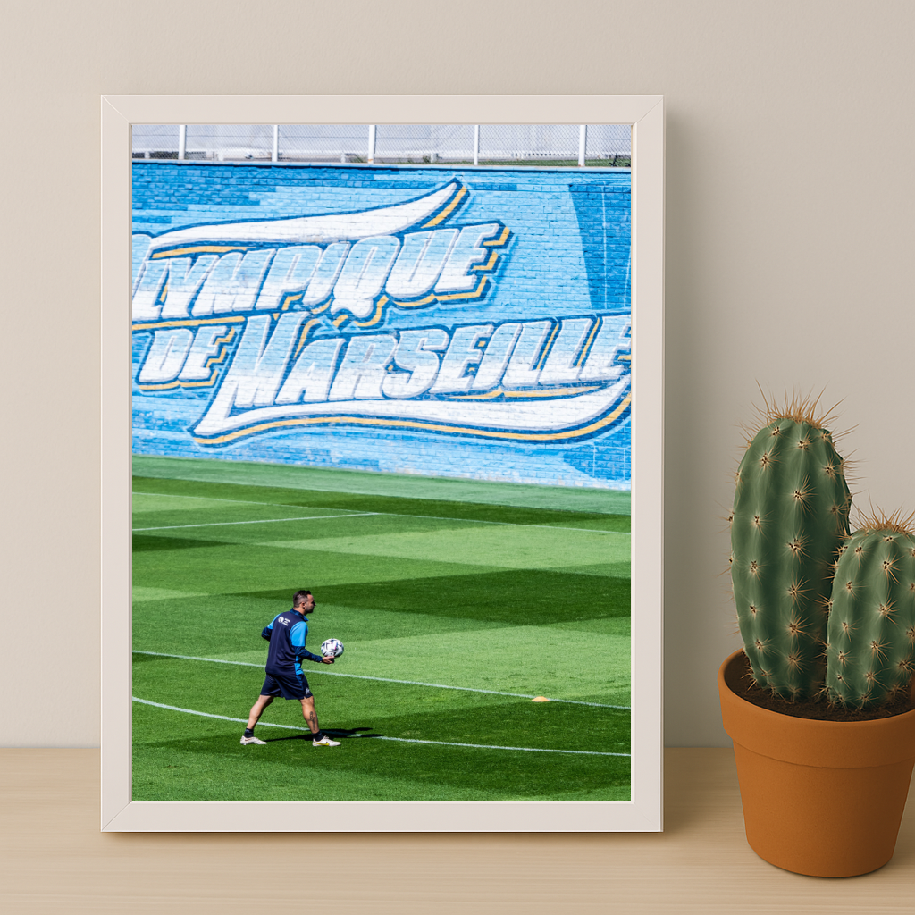 Poster encadrée Olympique de Marseille - Wall