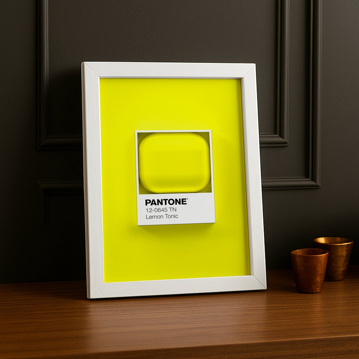 Cadre Photo Pantone Étiquette - Lemon Tonic