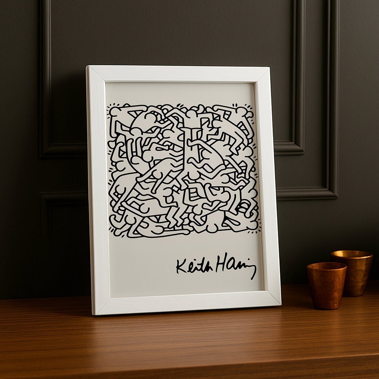 Cadre photo Keith Haring