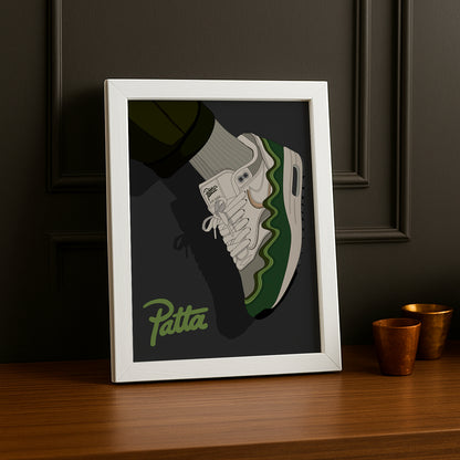 Cadre photo Nike Air Max Patta vert