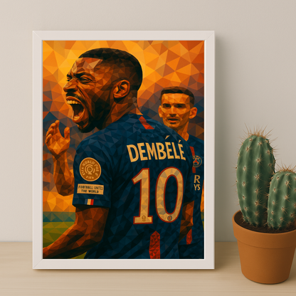 Dembélé Illustration Paris Saint-Germain