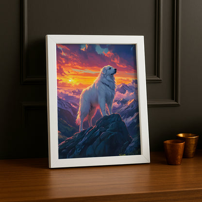 Cadre Photo Chien - Montagne