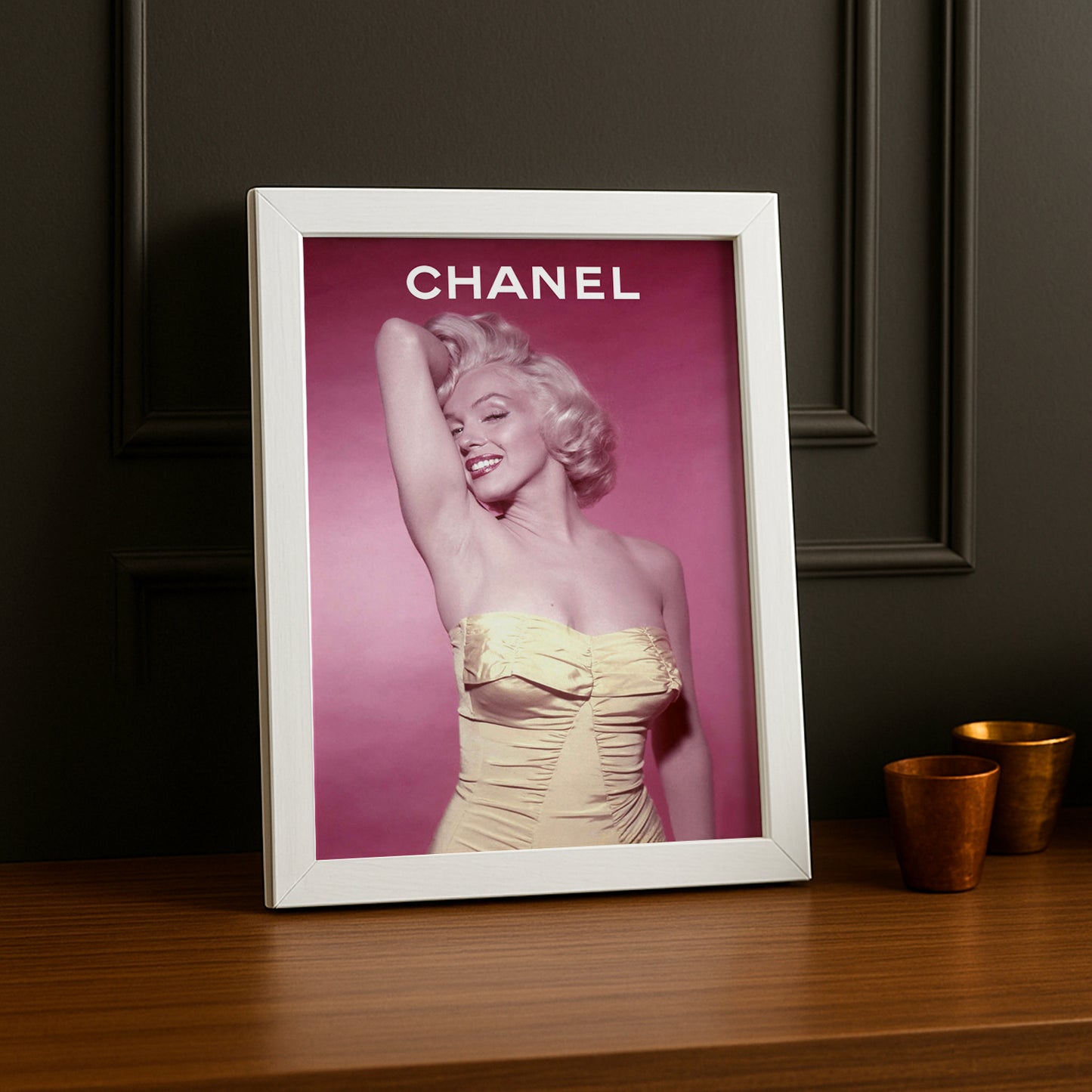 Poster Photo Chanel - Monroe Rose