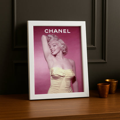 Poster Photo Chanel - Monroe Rose