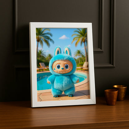 Poster Labubu - Piscine