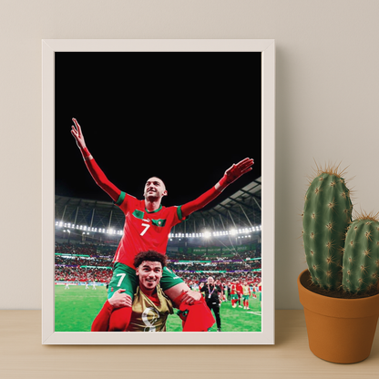 Maroc Foot - Cadre photo