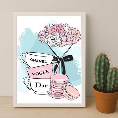 Cadre photo Dior Illustration