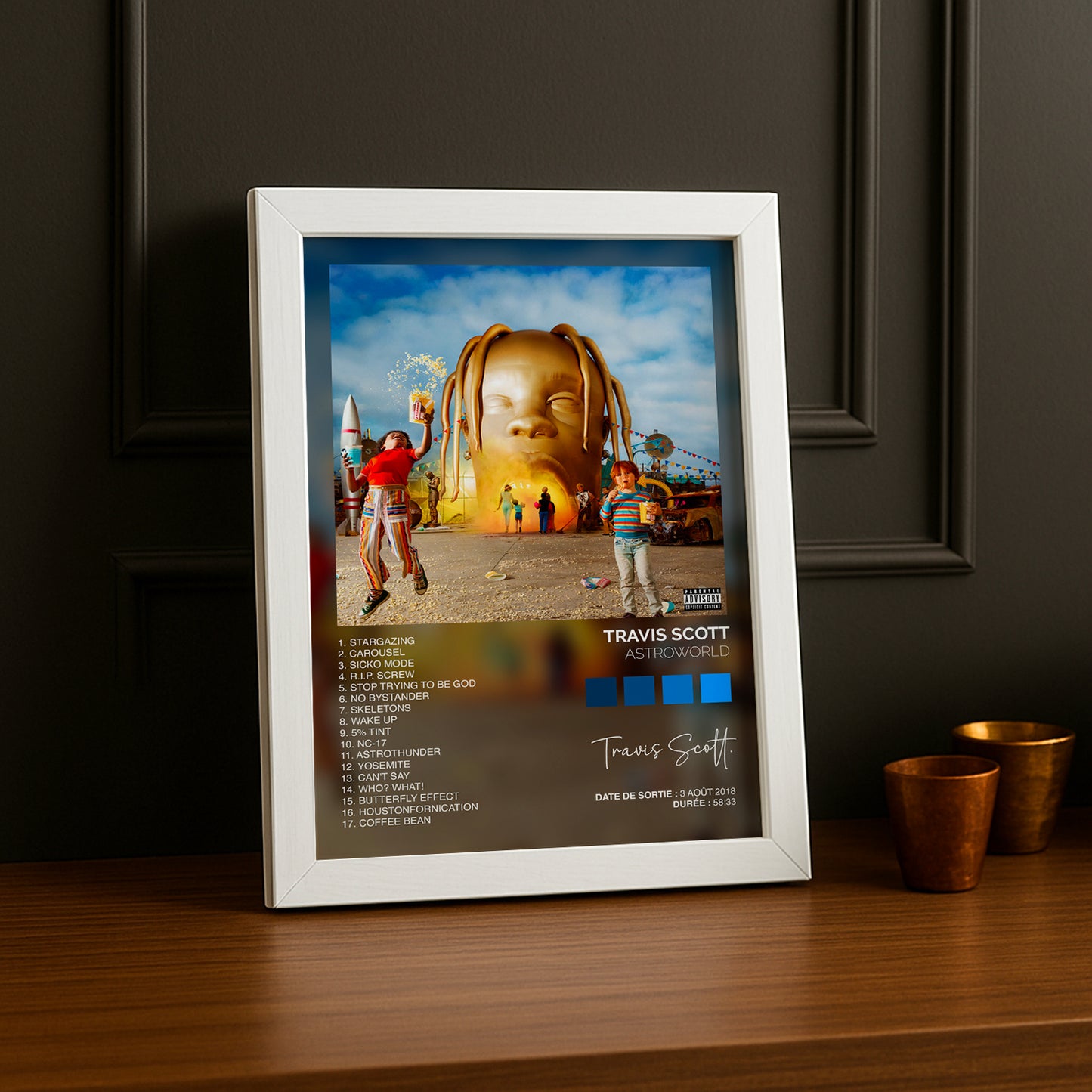 Poster Travis Scott - Album Astroworld