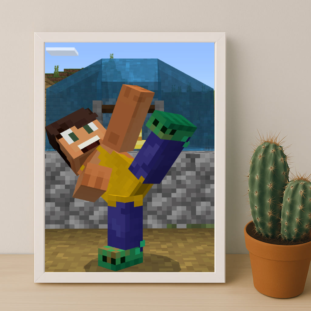 Cadre photo Minecraft - Crocs