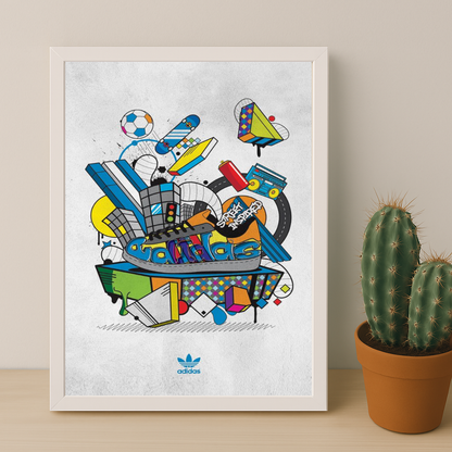 Cadre photo Adidas - Street Inspired