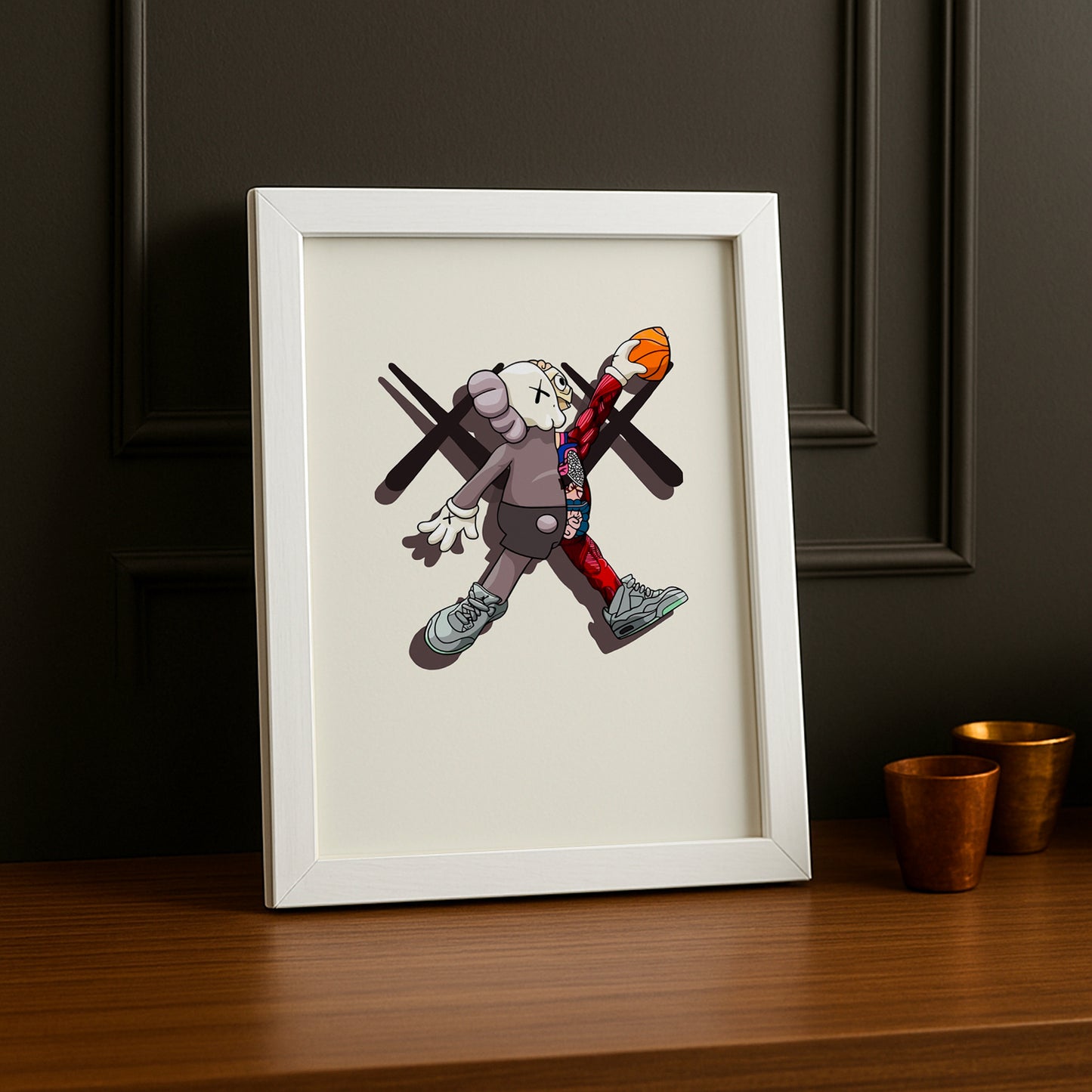 Poster Kaws football américain