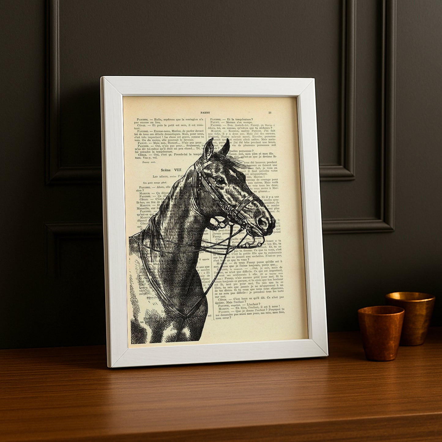 Cadre photo Équitation - Cheval History