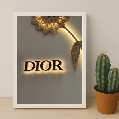 Cadre photo Dior Gold