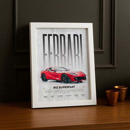 Cadre photo Ferrari 812 Superfast