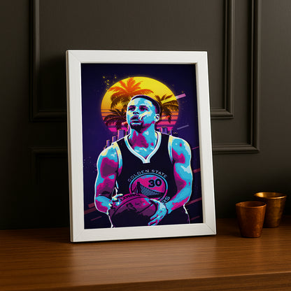 Cadre photo Stephen Curry NBA