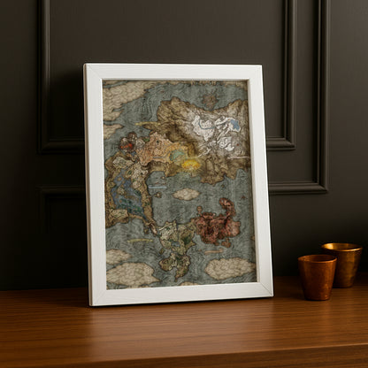 Cadre Photo Elden Ring - Map