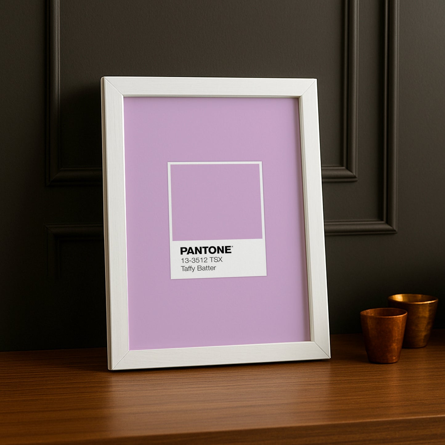 Cadre Photo Pantone Étiquette - Taffy Batter