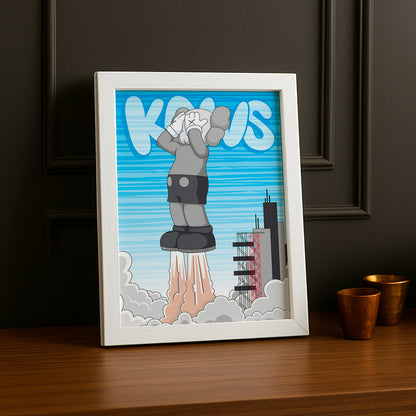 Poster Kaws Fusée